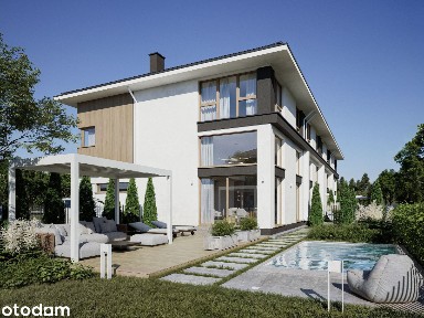 Wille w Radości. Powierzchnia całkowita 185m2. OSTATNI WOLNY BLIŹNIAK!