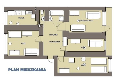 GAJ,ROZKŁADOWE,4POK,70M2,MIEJSKIE MEDIA,BALKON,PIWNICA