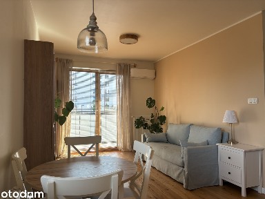 2 Pokoje | 36,25 m² | Klimatyzacja | WKD | 20 Minut do centrum