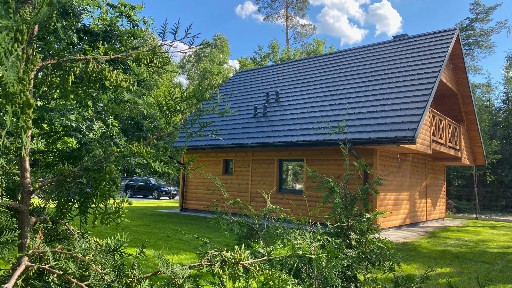 Komfortowy dom drewniany 140 m², Okuninka - 50 m od plaży