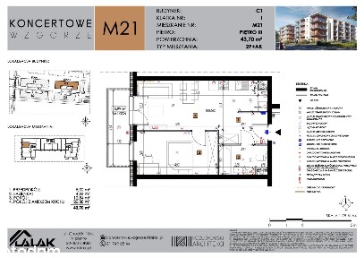 2-pokojowe mieszkanie 43m2 + balkon Bez Prowizji