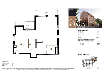 4-pokojowy apartament 108m2 + 2 balkony