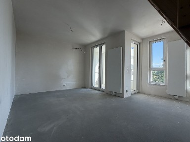 Mieszkanie jak dom na start. 60 m2, dwa piętra i sypialnia z garderobą