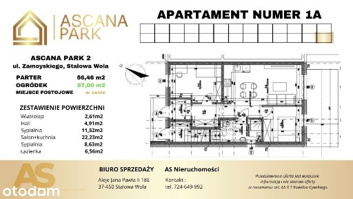 Ascana Park II Apartament z ogródkiem