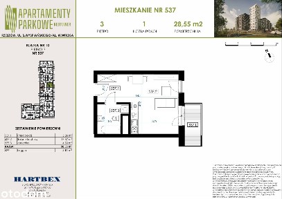 Apartamenty Parkowe | mieszkanie 1-pok. | 537