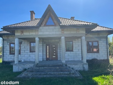 Dom jednorodzinny, parterowy - stan surowy