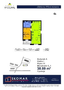 2-pokojowe mieszkanie 38m2 Bez Prowizji