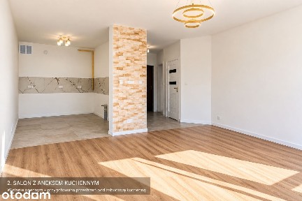Świeżo po remoncie | 2 pokoje z balkonem | 42,01 m² | bez prowizji