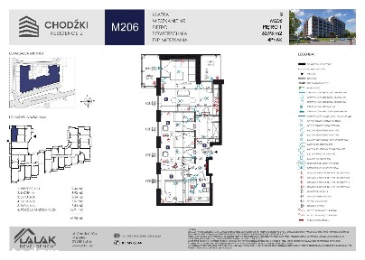 4-pokojowe mieszkanie 60m2 Bezpośrednio