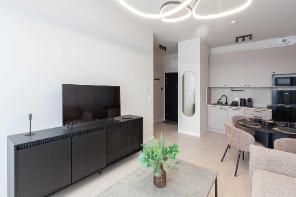 4. Dwupokojowy Loft z widokiem na Odrę w świeżo wybudowanym budynku!