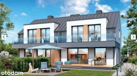 Dom Bliźniak| 100m2| 4 pokoje| 5 ar| Ostatnia wolna połowa bliźniaka!