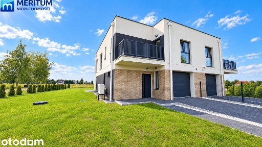 NOWOCZESNY DOM 1/2 BLIŹNIAKA | URZUT, GMINA NADARZYN | DZIAŁKA 580 M²