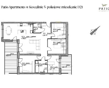 Nowe mieszkanie I Patio Apartments I Koszalin I V PIĘTRO I 111,54m2
