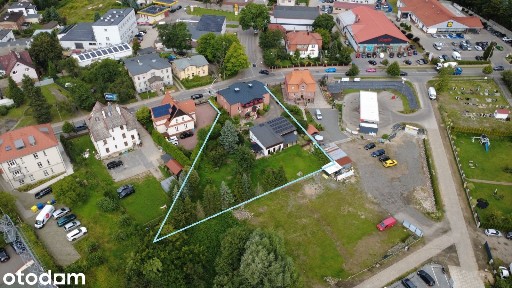 Inwestycyjny teren z budynkiem dwu lokalowym w Kartuzach
