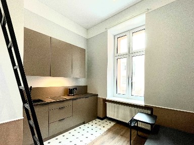Kawalerka z antresolą | 14 m² | Legionów 54 | Zrewitalizowana kamienica