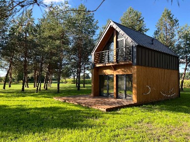 Nowoczesny Dom CAŁOROCZNY w typie „STODOŁA” - projekt L-302 PLUS