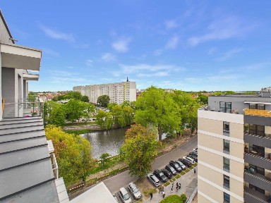 Kołobrzeg Platany | 44,5 m² | 8 piętro z widokiem na Parsętę