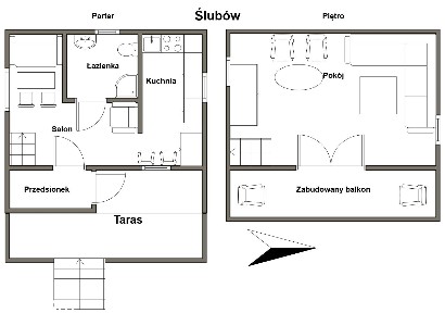 Piękna zielona działka | Ślubów | 2 domy |