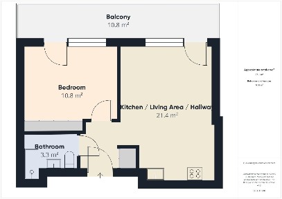 2 pokoje, garaż, balkon Ursynów ul. Pileckiego 59