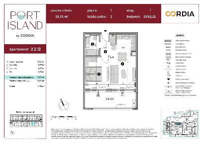 2-pokojowe mieszkanie 38m2 + balkon