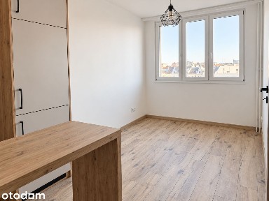 Wyremontowane, 2 pok z balkonem widok na Sky tower