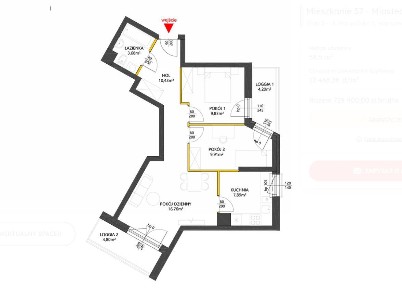 Stacja Pkp 5 min | Metro 10 min | Duża kuchnia