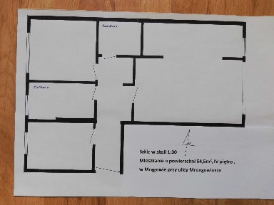 Mieszkanie w bloku 54,5 m2