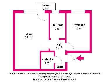 Przytulne, 2 pokoje, Bielany, 1 piętro, metro