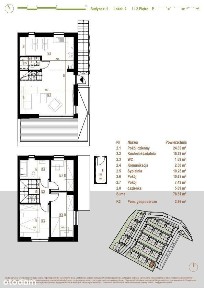 Dwupoziomowe mieszkanie z tarasem 19,48m2