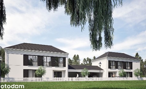 BLIŹNIAK W STYLU MODERN CLASSIC | 133,11 m² | OGRÓD | GARAŻ