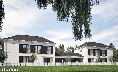 BLIŹNIAK W STYLU MODERN CLASSIC | 133,11 m² | OGRÓD | GARAŻ