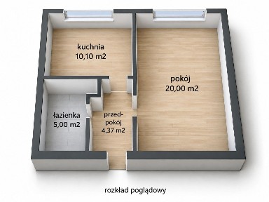 39,37 m² z widokiem ponad miastem, Lwowska
