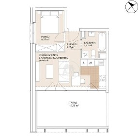 Kameralny Apartamentowiec Mieszkanie z tarasem
