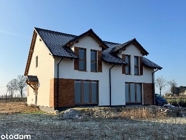 Nowy dom 106 m² | duży ogród | pompa ciepła | k. Wrześni