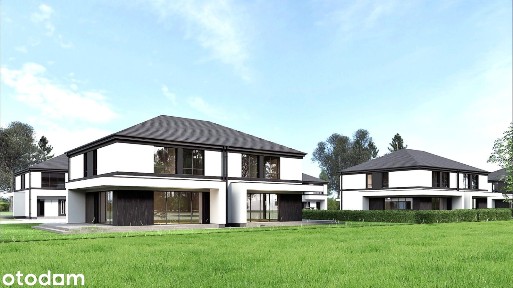 Nowoczesny dom bliźniak 135 m2 / Wola Aleksandra koło Legionowa