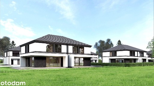 Nowoczesny dom bliźniak 135 m2 / Wola Aleksandra koło Legionowa