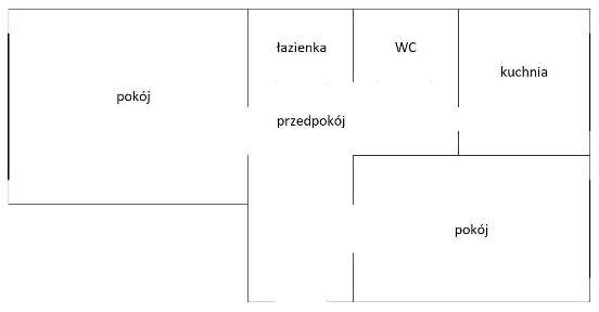 Wynajmę, przy Politechnice, 40 mkw, ul. Brzeskiej 5, 2 pokoje nieprzechodnie i osobna kuchnia