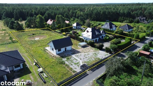 Dom plus budynek usługowy/przy lesie/pompa ciepłą/solary/ogrzew550zł.