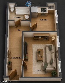 Parter w centrum Ostródy | 33 m² | Kamienica
