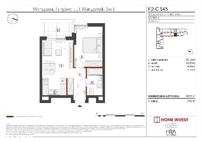 2-pokojowe mieszkanie 38m2 + balkon Bez Prowizji