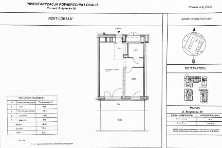 0% prowizji/Bułgarska/2 pokoje/46 m2/taras/ogródek