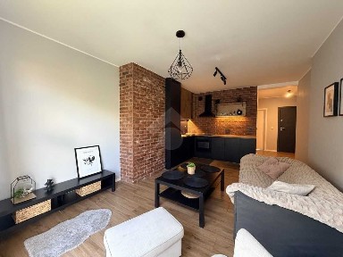 2 pokoje + kuchnia, dwupoziomowe, balkon, miejsce postojowe, zamknięte osiedle