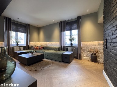 Bezpośrednio designerskie 47m² 2 pokoje + gabinet Śródmieście Focha