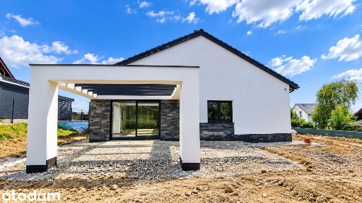 Nowoczesny dom parterowy 135 m² | Kozy | działka 9 arów |