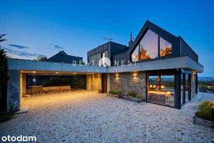 Nowoczesna architektura, wyjatkowy dom z widokiem