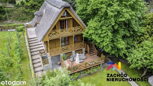 Nad jeziorem luksusowy dom letniskowy z sauną