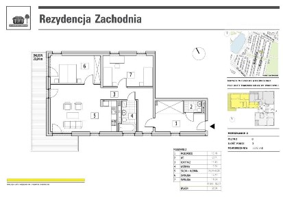 93,02 m² | 3 pokoje | balkon 20,04 m² | nowa inwestycja | ul. Tkacka