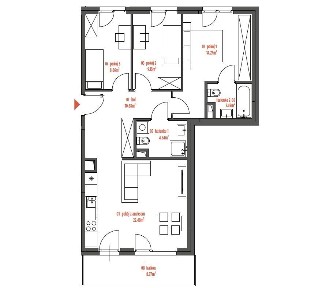 Apartament 73 m² | 4 pokoje | Miejski komfort | Blisko komunikacji