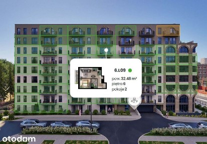 Piekne mieszkanie 2 pokojowe z balkonem/Szczepin/z