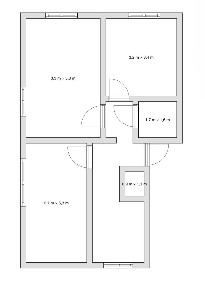 Przestronne mieszkanie 62 m² w centrum miasta!
